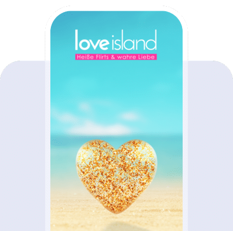 Love Island app homescreen